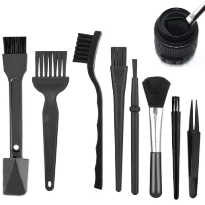 Image de PLATEYTR 8 Pièces Kit Nettoyage Clavier, PC, Antistatique Pinceau Nettoyage, pour Clavier Et Electronique Enlever la Poussière, Ordinateur, Brosse