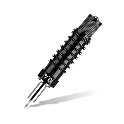 Image de Aristo AR64040PRO MG1 PRO Pointe de rechange pour stylo à encre Épaisseur trait 0,40 mm (pointe chromée une grande précision et durabilité, débit d&#039;encre uniforme) Noir