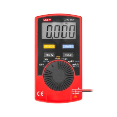 Image de UNI BALL T ut120 C/mie0144 Multimètre numérique avec commutation automatique, adaptateur AC/DC Testeur de tension et courant, résistance, continuité, diodes