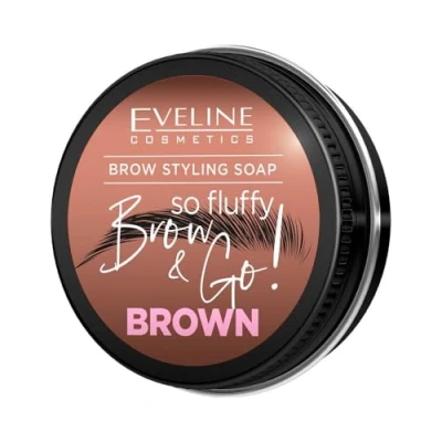 Image de Eveline Savon à sourcils Brow&amp;Go So Fluffy Gel Formule, pleins et définis toute la journée, végétalien, 1 x 25 g