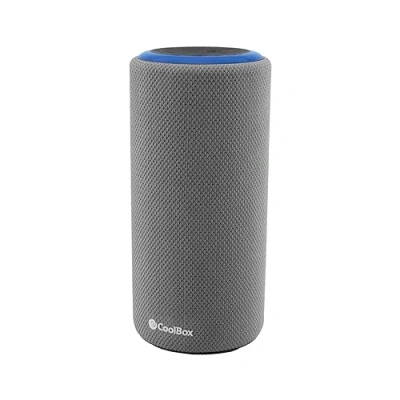 Image de CoolBox Drop G232 Haut Parleur Bluetooth Puissant 7W RMS x 2, Lecture 5.3 + Câble auxiliaire Inclus Lecteur microSD, Résistance à l&#039;eau IPX6, Fonction Mains Libres Gris