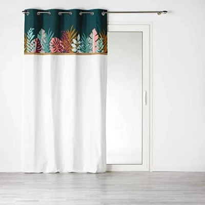 Image de Douceur d&#039;Intérieur JACALA Rideau, Coton, 140 x 240 CM