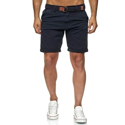 Image de Indicode Conor Short en coton, pour homme, bleu marine, XXL