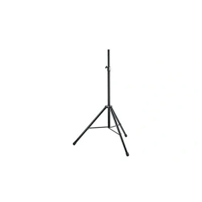 Image de K&amp;M 21436 Pied de box noir en aluminium ø 3,5 cm, jusqu&#039;à 40 kg, avec tripode et amortisseur léger durable