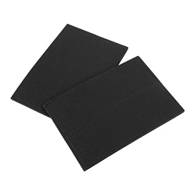 Image de Tampons en caoutchouc pour Pieds de Meubles, Protecteur Meubles Léger Auto Adhésif Pads Patins Protection Table Pied Coussinet Tampon Chaise Canapé, 4Pcs, Noir