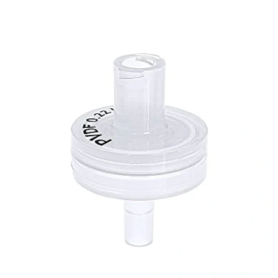 Image de GVS Filter Technology, Filtre Seringue, ABLUO, 13mm, Membrane PVDF, 0.22µm, Chambre PP, 10/pc