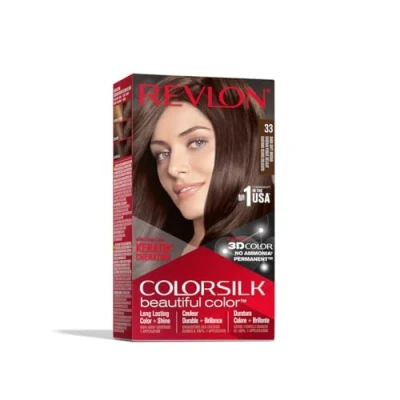 Image de REVLON TINTE COLORSILK 33 DARK SOFT BROWN