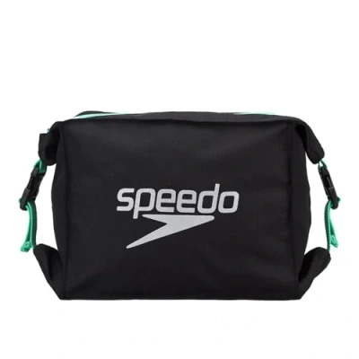 Image de Speedo Pool Slide Bag Sac Mixte Adulte, Noir/Vert Glow, Taille Unique