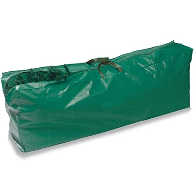 Image de Bosmere G382 Sac de rangement pour sapin Noël en matériau résistant avec poignées durables et fermeture éclair, imperméable qui protège contre les éléments