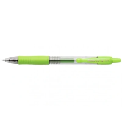 Image de PILOT Lot de 3 Stylos Roller G 2 07 Encre Gel Pointe Moyenne Citron vert