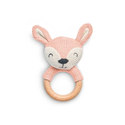 Image de Jollein Anneau de dentition Ø 7cm Deer Pale Pink