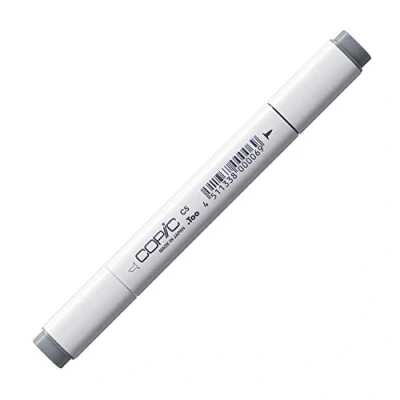 Image de COPIC Classic C 5, Cool Gray No. marqueur twin avec une pointe moyenne et fine