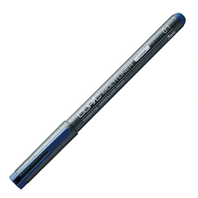 Image de COPIC Multiliner 0,1 mm, Cobalt, Feutre fin à pointe fine et encre pigments résistante l&#039;eau