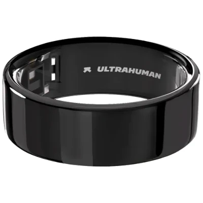 Image de ULTRAHUMAN Ring AIR Pas d&#039;abonnement à l&#039;application Smart Taille d&#039;abord avec kit de dimensionnement Moniteur Sommeil, entraînements, FC, HRV Batterie jusqu&#039;à 6 Jours (Taille 5)