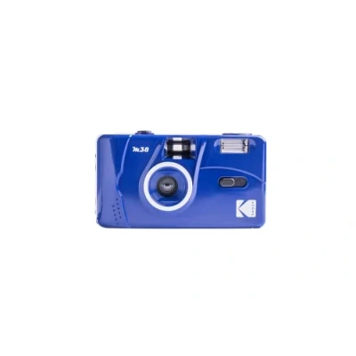 Image de KODAK DA00238 Appareil Photo Réutilisable M38 35mm, Objectif Haute Qualité, Flash Intégré, Pile AA Bleu