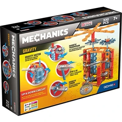 Image de GEOMAG MECHANICS GRAVITY Up &amp; Down 330 Pièces Circuit de Constructions Magnétiques Montant et Descendant pour Enfants dès 7 Ans Jeu Construction 3D STEM Fabrication Suisse