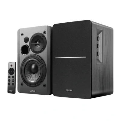 Image de Edifier R1280DBs Enceintes de Étagère Active Bluetooth Entrée Optique Haut Parleur Moniteur Studio Wireless 2.0 42W RMS avec Caisson Basses Line Out Noir