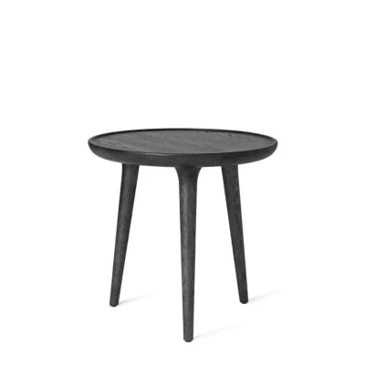 Image de Mater Accent Table D&#039;appoint Black Stained Oak Small Ø45