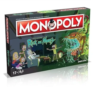 Image de Rick and Morty Monopoly Jeu de société Italian Edition