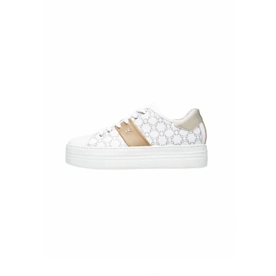 Image de Nero Giardini Chaussures Femme E409954D Sneakers Platform Casual Basse Cuir Blanc
