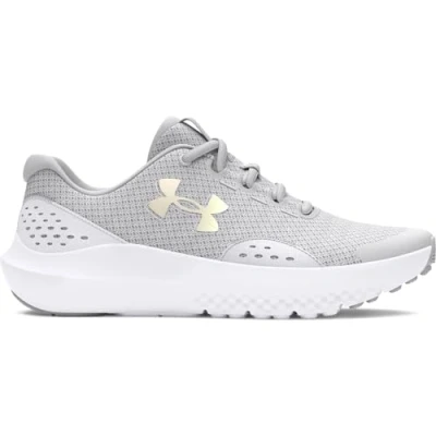 Image de Under Armour UA GGS Surge 4 Chaussures de Course, Halo Gray/White/Iridescent, 36.5 EU