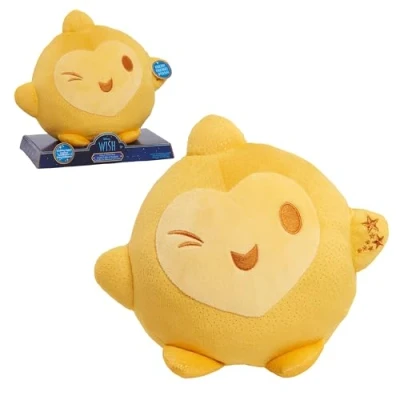 Image de Just Play Disney Wish Hug &amp; Star Étoile lumineuse en peluche 25,4 cm, veilleuse apaisante, jouet sous licence officielle pour enfants à partir de 3 ans