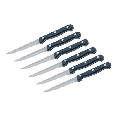 Image de Kitchencraft, Couteaux à Steak dans une Boîte Cadeau, Acier Inoxydable, 22 cm, lot de 6