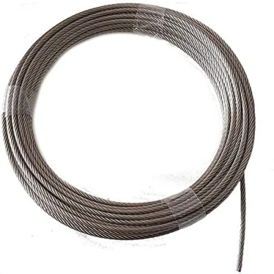 Image de Nirosta Câble 3 mm EN acier inoxydable souple A4 Niro 7x19 1.4401 15 m