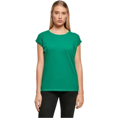 Image de Build Your Brand Ladies Extended Shoulder Tee T Shirt, Vert Sapin, XS Femmes