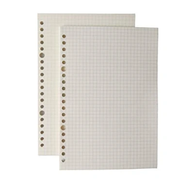 Image de AMO HERMOSO 2 packs de Cahiers à Spirales A5 Blocs Notes Rechargeables, Papier Quadrillé, 80 g/m²,120 feuilles, 240 Pages 20 Trous