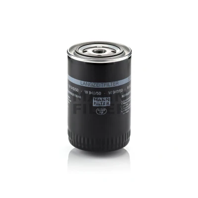 Image de MANN FILTER W 940/50 Filtre à huile 3/4 16 UNF avec un clapet de non retour vissé AUDI: A4 B5 Berline, Avant
