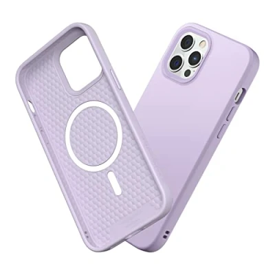 Image de RhinoShield Coque Compatible avec [iPhone 12 Pro Max] SolidSuit Magsafe Fine Technologie d&#039;absorption des Chocs et Finition Premium Matte Violet Lilas