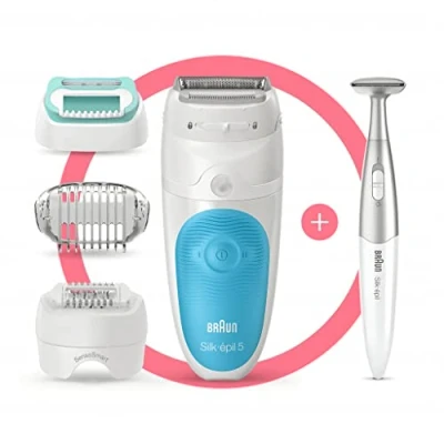 Image de Épilateur BRAUN Soie epil 5 810 SensoSmartTM Épilation à sec Femme Batterie rechargeable