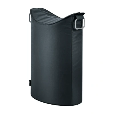 Image de blomus Frisco 66348 Panier à linge, couvercle rabattable, design fin et intemporel, 65 l, couleur : noir