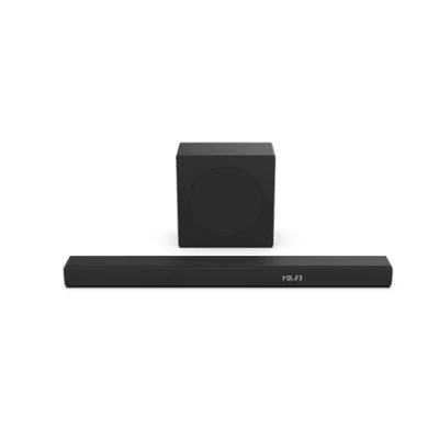 Image de Hisense Barre de Son Surround HS3100 6 Haut parleurs, Puissance Sortie Totale 480 W, Caisson Basses sans Fil 16,5 cm, parleurs arrière, Dolby Digital Plus et DTS Virtual:X,