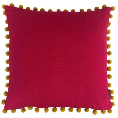 Image de Riva Home Mardi Gras Coussin rembourré en Polyester Fuchsia 50 x cm