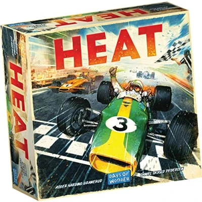 Image de Asmodee Days of Wonder HEAT Jeu de Stratégie Course Automobile Société pour Enfants dès 10 Ans Plateau 1 à 6 Joueurs 60 Min Immersive Version Française