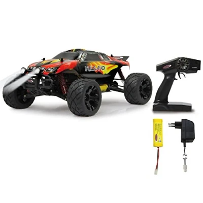 Image de Truggy Jamara VULCANO 053368 1:10 4wd 24g Moteur 550 Variateur Speed 40 A LEDS Etanche Rouge