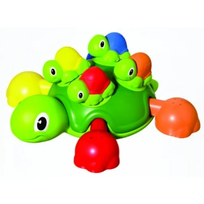 Image de Tomy Toomies Turtle Tots , Shape Sorting Suction Squirters Bath Toy Baby For Boys &amp; Girls Aged 1, 2,3+ Year Olds