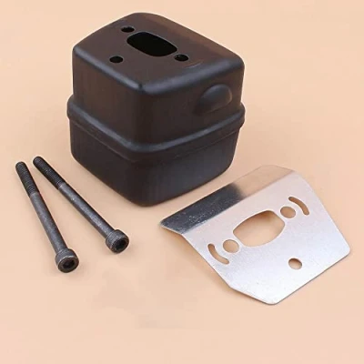Image de TF Silencieux d’échappement Kit de boulons d’étanchéité Fit Husqvarna 36 41 136 137 141 142 Tronçonneuse Partie Silent Block