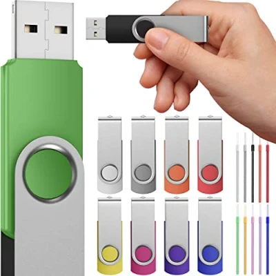 Image de clé USB 16 Go 10 Pcs Clés 3.0 Portable rotative Bon marché FEBNISCTE Multicolores Cadeau de Giga