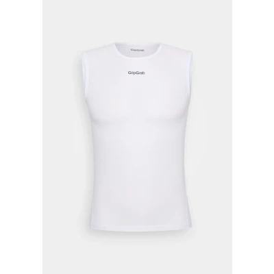 Image de GripGrab Sous Maillot Été Vélo en Mailles Lots de 1 et 3 Maillots Fonctionnels sans Manches Anti odeur pour le Cyclisme, Blanc, L