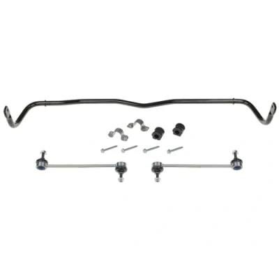 Image de MEYLE 100 653 0004/HD Barre Stabilisatrice Essieu avant avec colliers, bielle/barre de poussée, support en caoutchouc Quality
