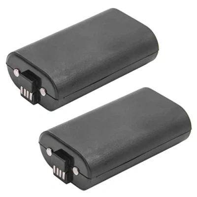 Image de vhbw 2X Batteries Compatible avec Microsoft Xbox One Controller, Elite Controller Manette de Jeu (1100mAh, 3V, Li ION) Noir