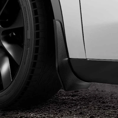 Image de Spigen Model Y bavettes Garde Boue Anti Éclaboussures, Pas Besoin de Percer, Forte Ténacité et Durable Lot 4