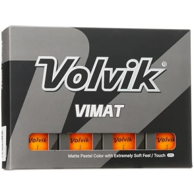 Image de Volvik Vimat Balle de Golf Unisexe Jaune Taille Unique, Mixte, Orange., Unique