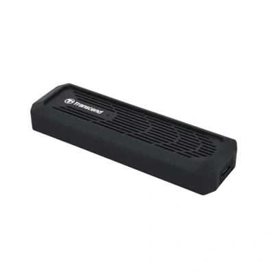 Image de Boîtier pour SSD M.2 PCIe/SATA TRANSCEND TS CM10G USB Type A/Type C Câble inclus
