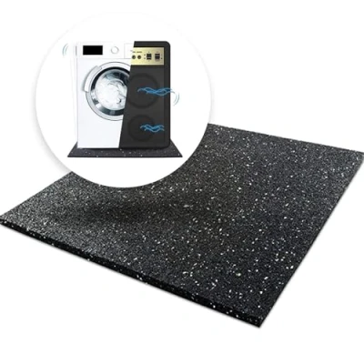 Image de Tapis Anti Vibrations de qualité supérieure fabriqué en Allemagne Haute efficacité Absorbant Les pour Machines à Laver et Autres appareils électriques (0,5 x 62,5 150 cm)