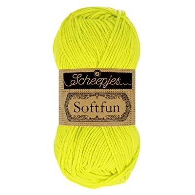 Image de Scheepjes Softfun 2641 Agrumes Citron Vert Fil 1x50g