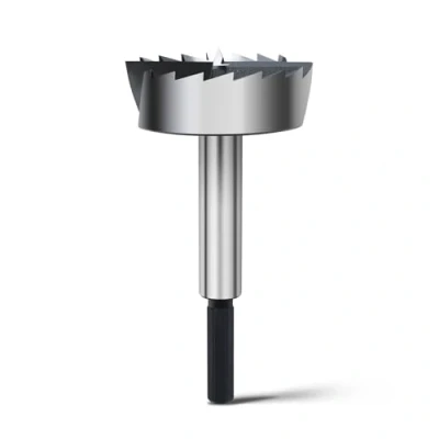 Image de Mèche Forstner 80 mm pour bois, embouts diamètre mm, longueur 150 avec tige hexagonale de 12